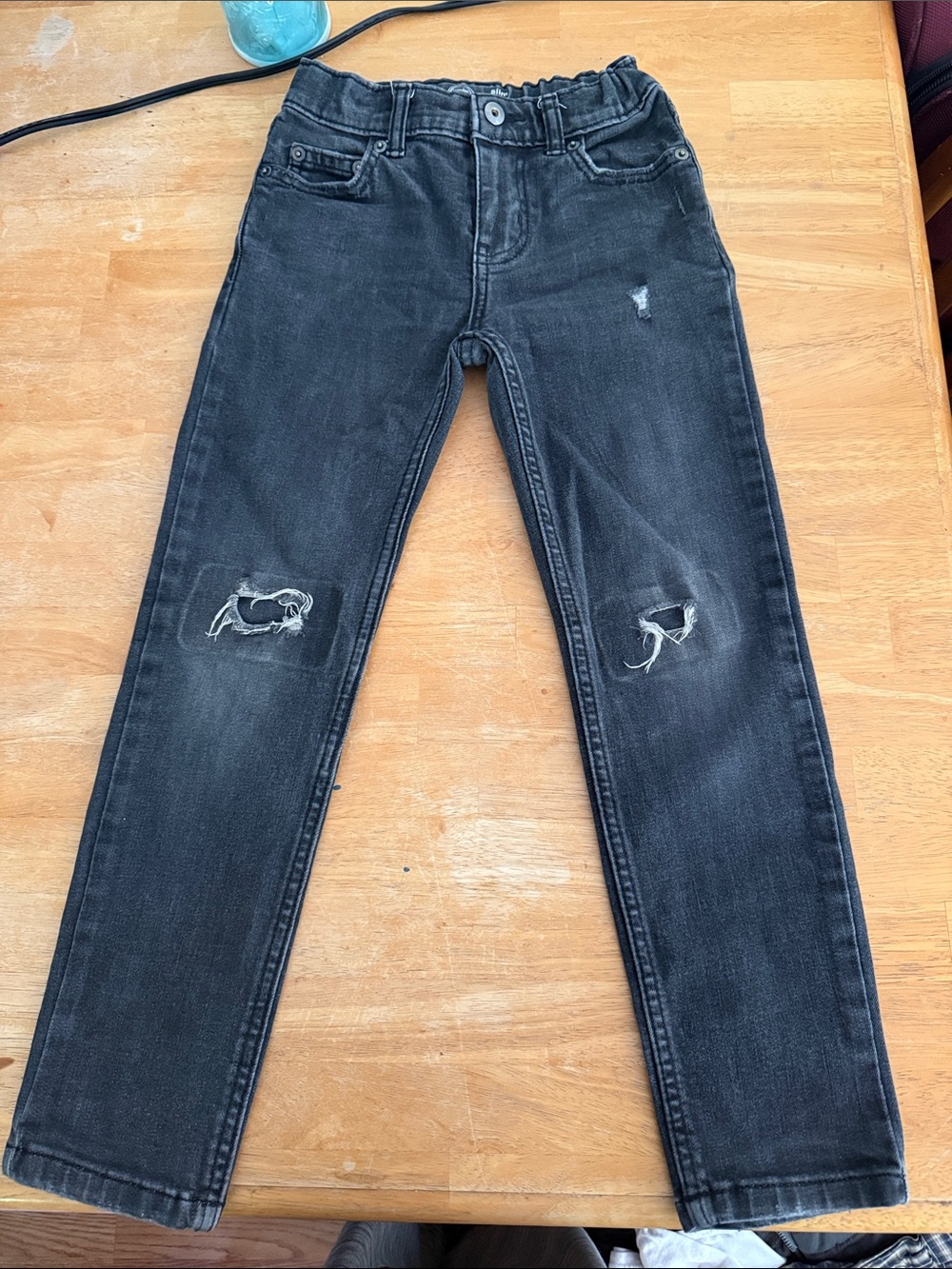 wonder nation Black Distressed Skinny Jeans